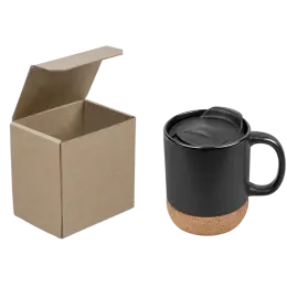 Sienna Mug in Bianca Custom Gift Box Black